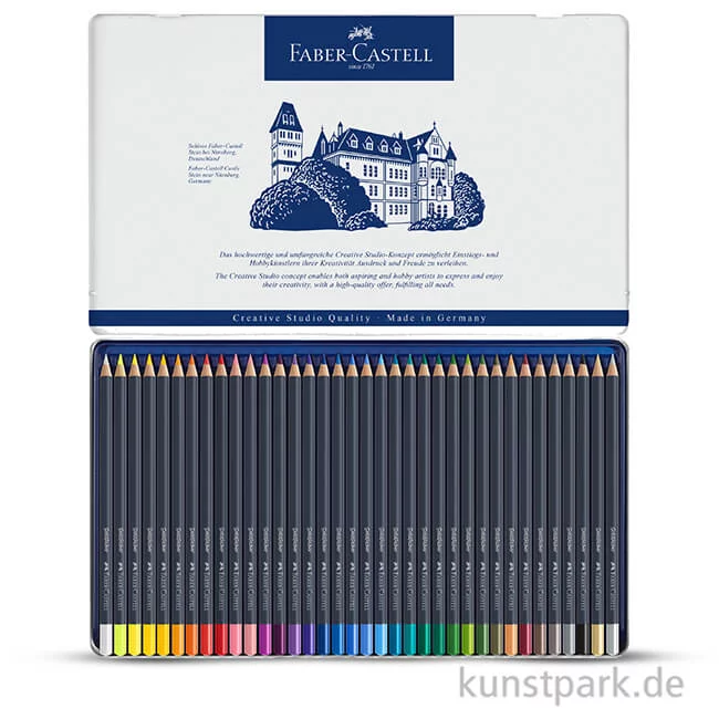 Artikelbild 2 des Artikels “Faber-Castell GOLDFABER, 36 Farbstifte im Metalletui “