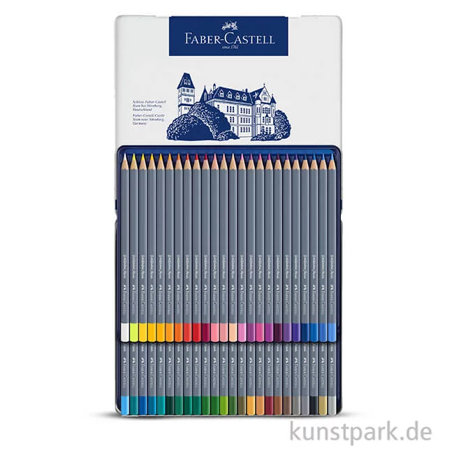 Artikelbild 2 des Artikels “Faber-Castell GOLDFABER Aqua, 48 Aquarellstifte im Metalletui “