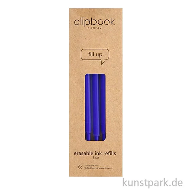 Artikelbild 2 des Artikels “FILOFAX radierbarer Kugelschreiber - Ersatzminen, 3 Stück, Blau “
