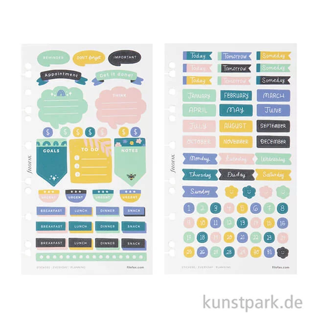 Artikelbild 2 des Artikels “FILOFAX Sticker - Everyday Planning, 6 Stickerbögen “
