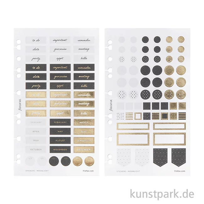 Artikelbild 2 des Artikels “FILOFAX Sticker - Moonlight, 6 Stickerbögen “