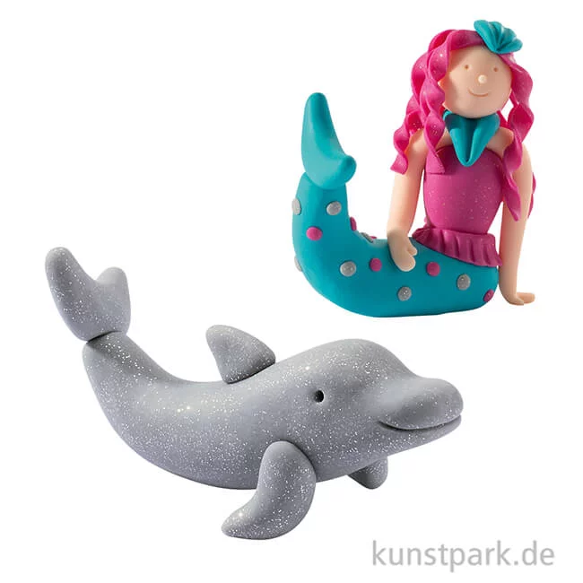 Artikelbild 2 des Artikels “FIMO Kids Form & Play - Mermaid, 4 x 42 g + Zubehör “
