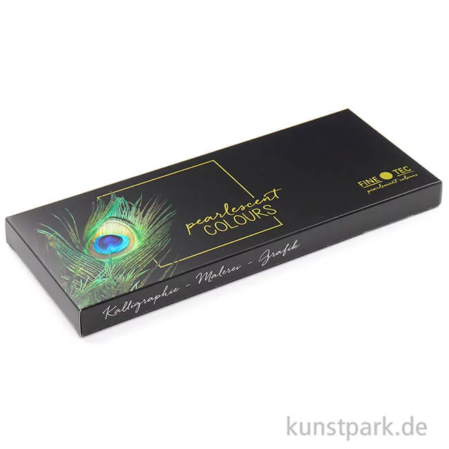 Artikelbild 2 des Artikels “FINETEC Perlglanzfarben in 12er Metallkasten - Rainbow Essential “
