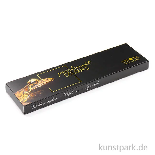 Artikelbild 2 des Artikels “FINETEC Perlglanzfarben in 6er Metallkasten - Metals Essential Serie “
