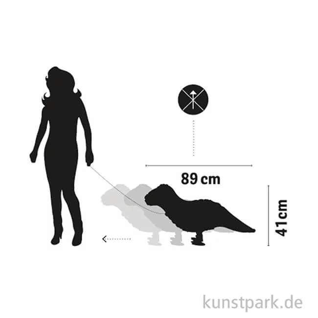 Artikelbild 2 des Artikels “Folienballon laufender Dino, 89x41 cm “
