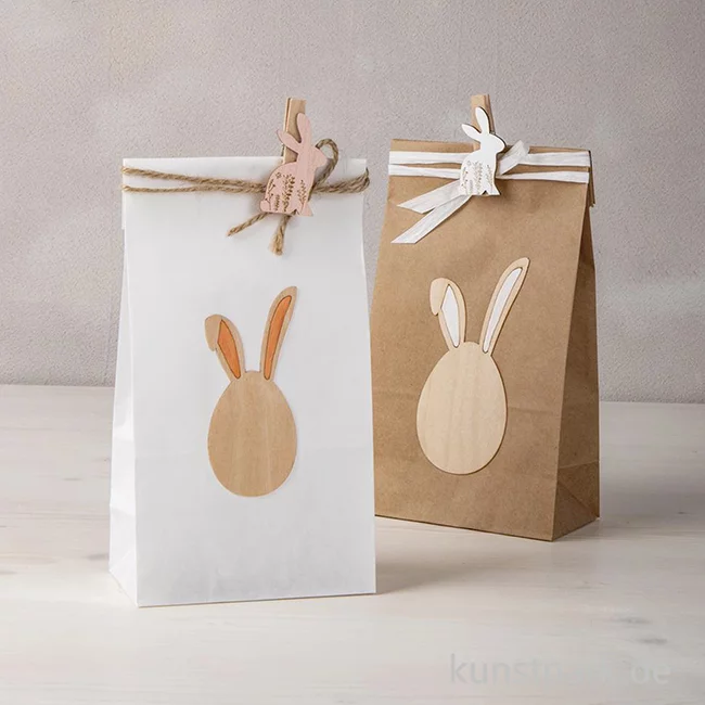 Artikelbild 2 des Artikels “Furnierholz Osterhasen + Freunde, Natur, 3,9-8,8 cm, 14 Stück “