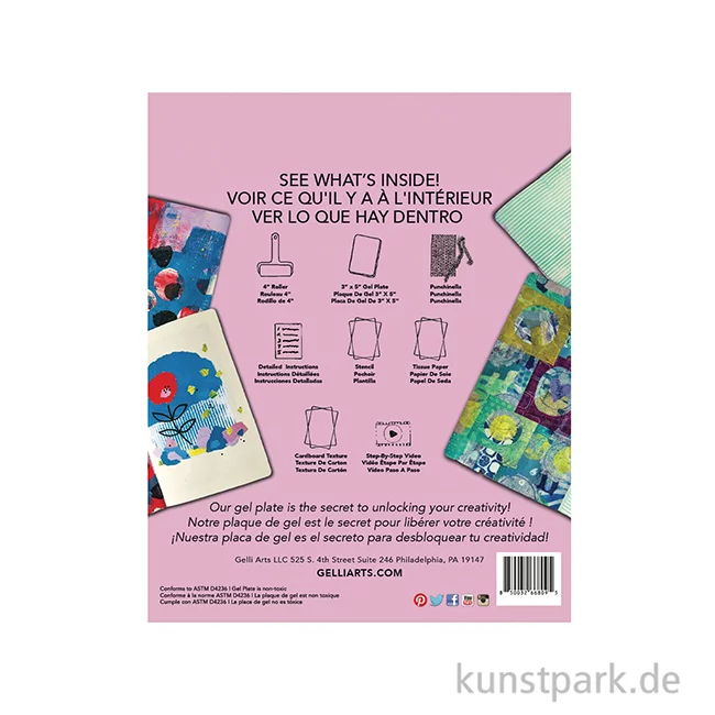 Artikelbild 2 des Artikels “Gelli Arts - Journal Printing Set mit viel Zubehör “