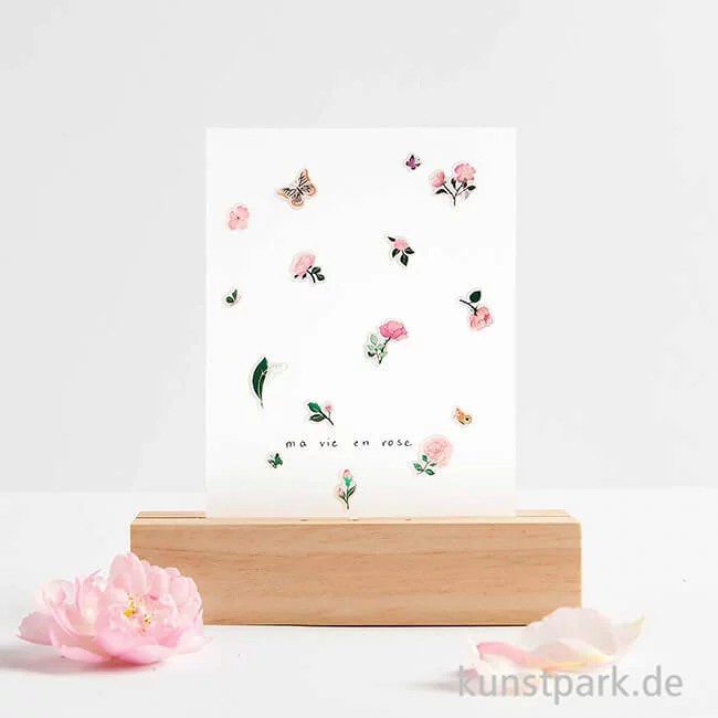 Artikelbild 2 des Artikels “Gelsticker - La Vie en Rose, 38 Aufkleber “