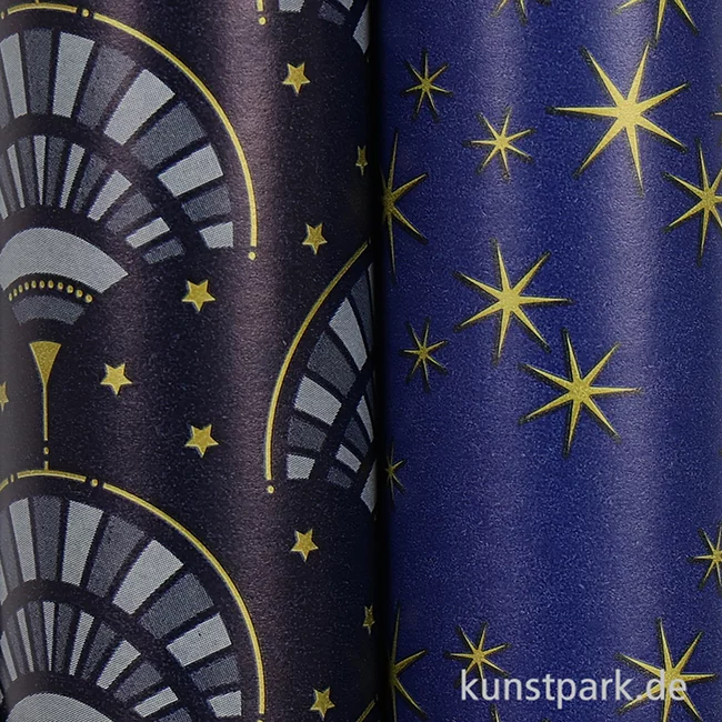 Artikelbild 2 des Artikels “Geschenkpapier Set mit Zubehör - Nachtigal, Blau “