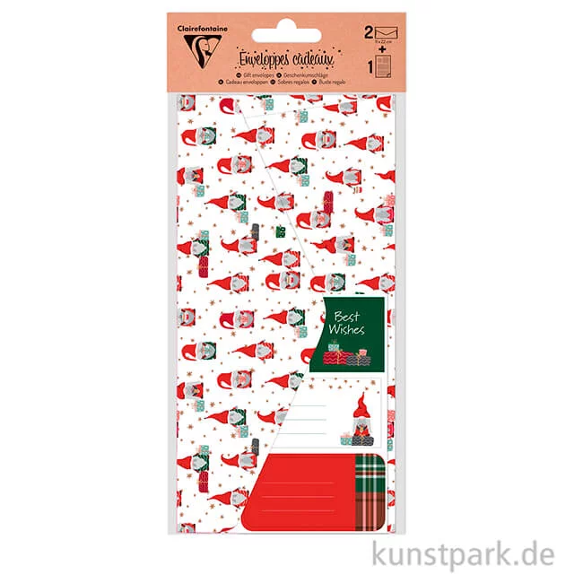 Artikelbild 2 des Artikels “Geschenkumschläge Set, Weihnachten Traditionell, 11 x 22 cm “
