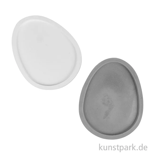 Artikelbild 2 des Artikels “Gießform - Dekoplatte Eiform, 19,8 x 25 cm “