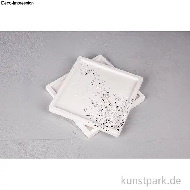 Artikelbild 2 des Artikels “Gießform - Dekoplatte Quadrat, 25 x 25 x 2 cm, Rand 1,3 cm “