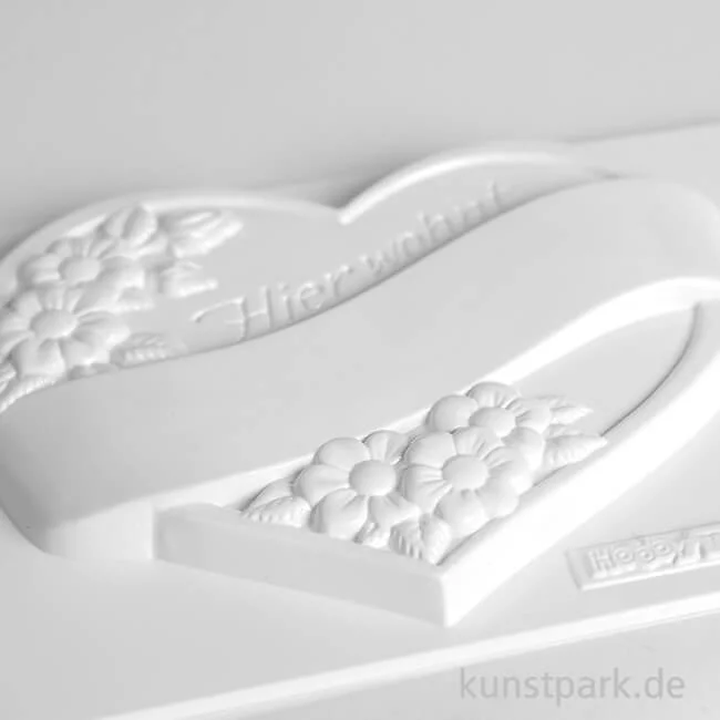 Artikelbild 2 des Artikels “Gießform - Haus-Türschild, Herz “