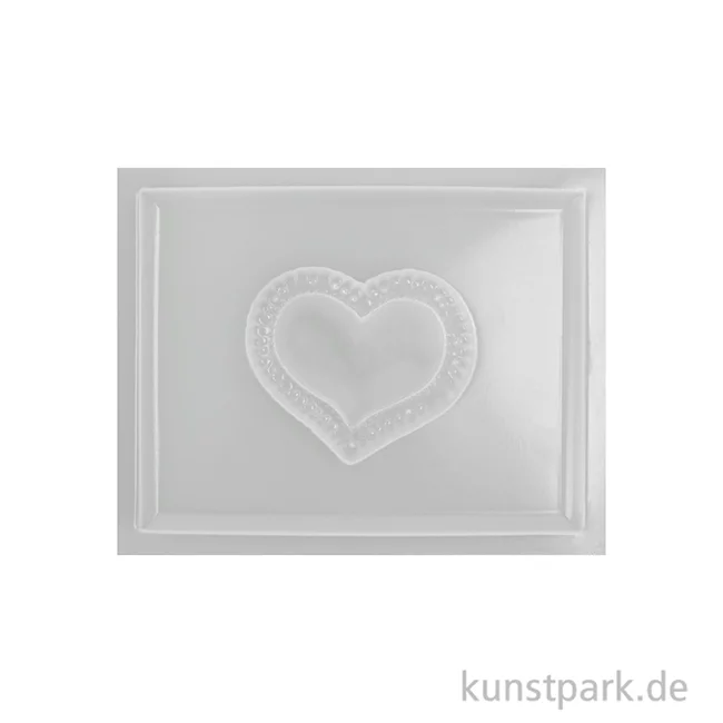 Artikelbild 2 des Artikels “Gießform - Mini Herz mit Spitze, 50 mm “