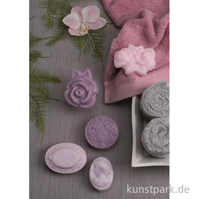 Artikelbild 2 des Artikels “Gießform - Ornamente + Rosen, 5 Motive, 24 x 35,5 cm “