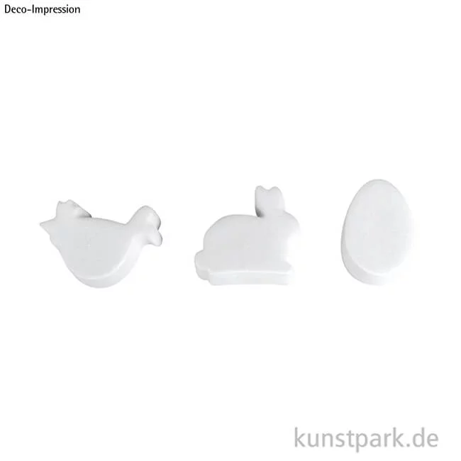 Artikelbild 2 des Artikels “Gießform Ostern - Huhn, Hase, Ei, Motivgröße 5-8 cm “