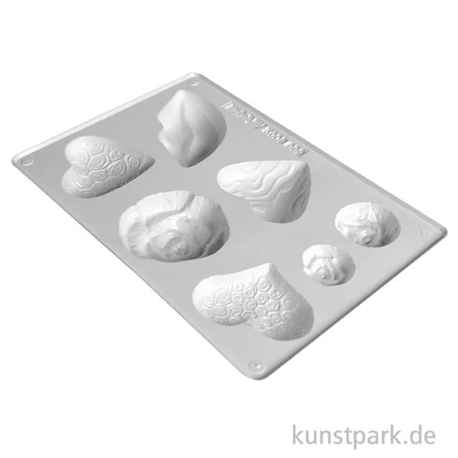Artikelbild 2 des Artikels “Gießform - Seife, Herz, Rosen, Kuss “
