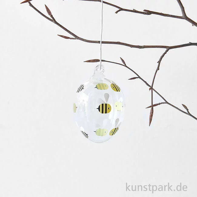 Artikelbild 2 des Artikels “Glas Ei - Biene “