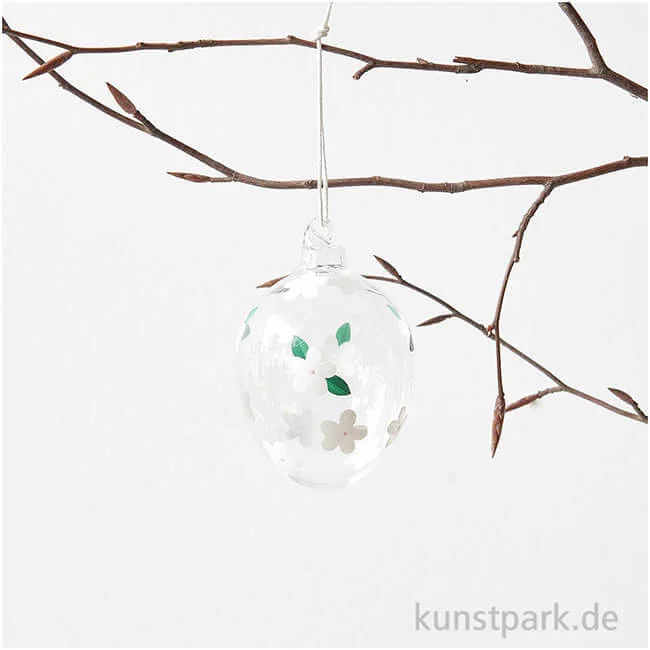 Artikelbild 2 des Artikels “Glas Ei - Erdbeerblüte “