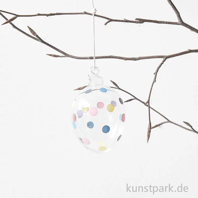 Artikelbild 2 des Artikels “Glas Ei - Punkte “
