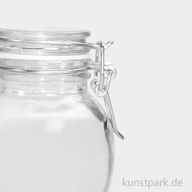 Artikelbild 2 des Artikels “Glas mit Kippdeckel Mini rund, Höhe 9 cm, Durchmesser 6,5 cm “
