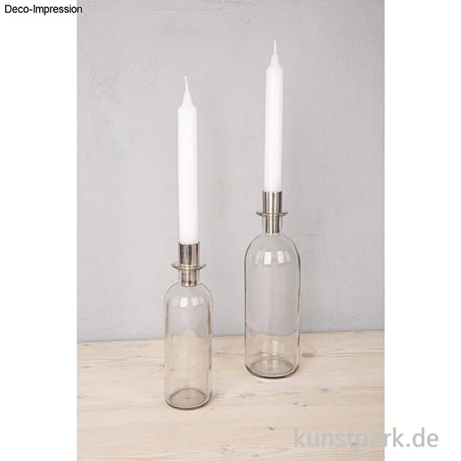 Artikelbild 2 des Artikels “Glasvase, 5,5 cm Durchmesser, Höhe 16 cm, Öffnung 1,8 cm, 225 ml “