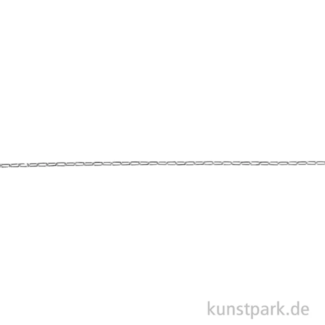 Artikelbild 2 des Artikels “Gliederkette Paperclip, Silber, 0,8 x 3 x 7 mm, Länge 80 cm “