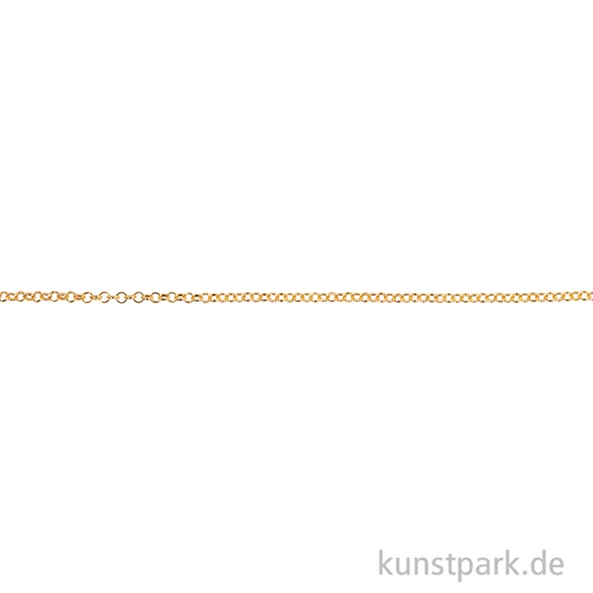 Artikelbild 2 des Artikels “Gliederkette Ringe, Gold, Ring ø 4 mm, Länge 80 cm “