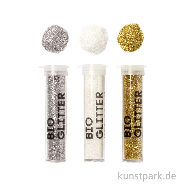 Artikelbild 2 des Artikels “Glitter Mix STARDUST, Gold, Silber, Weiß, 5 x 7g “
