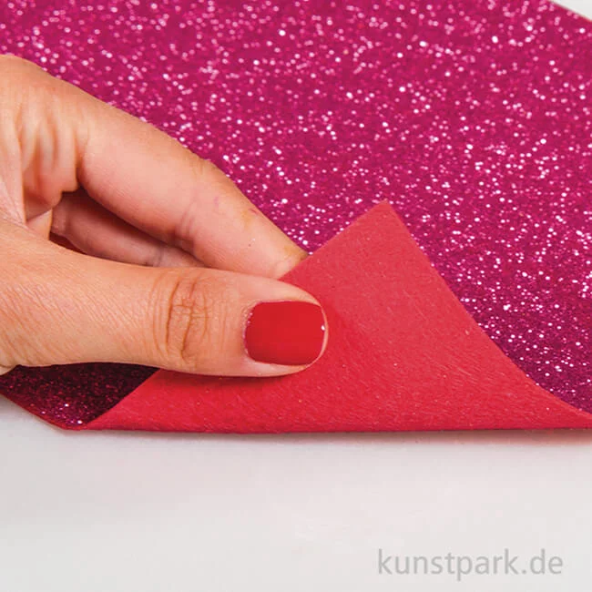 Artikelbild 2 des Artikels “Glitzer-Filz - Bunt, 5 Stück “