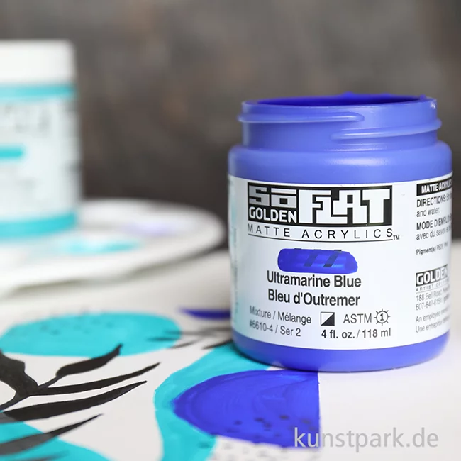 Artikelbild 2 des Artikels “GOLDEN SoFlat - Matte Acrylfarbe “