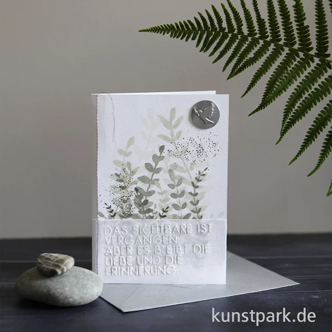 Artikelbild 2 des Artikels “Good old friends - Aquarell Trauerkarte, Taube “