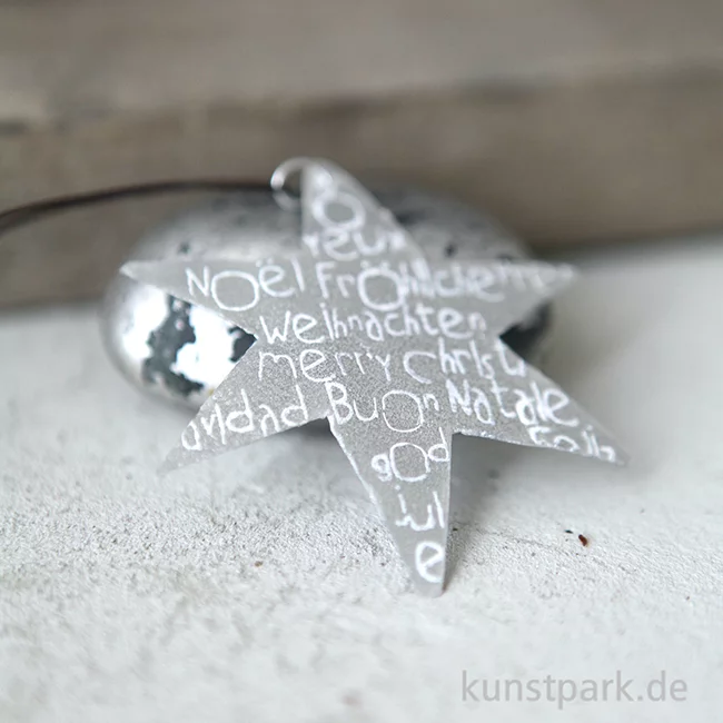 Artikelbild 2 des Artikels “Good old friends - Capizstern, Silber, Fröhliche Weihnachten “