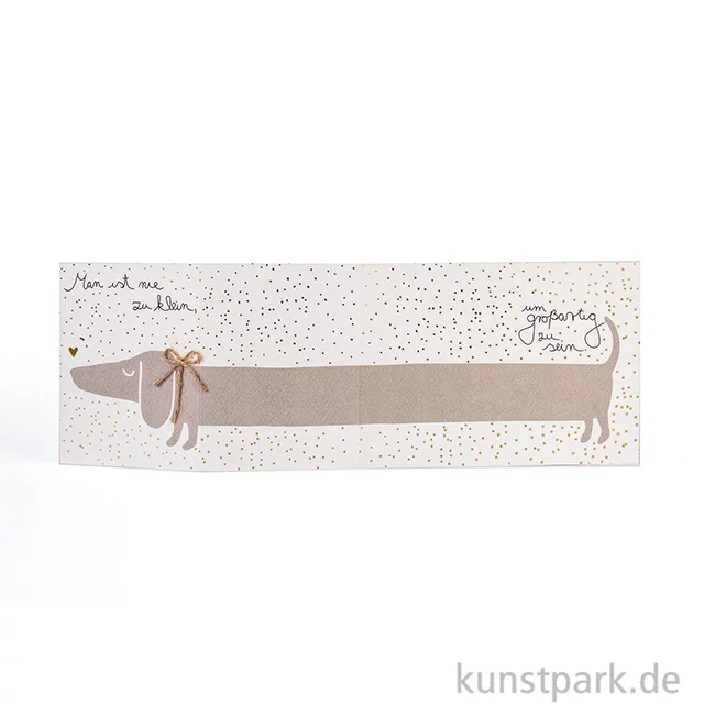 Artikelbild 2 des Artikels “Good old friends - Dackelkarte, Man ist nie zu klein “