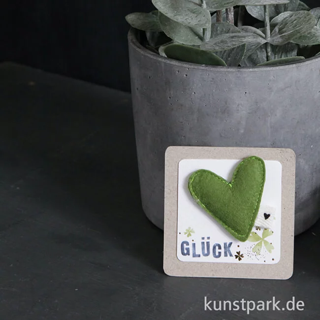 Artikelbild 2 des Artikels “Good old friends - Filzherzmagnet, Glück “