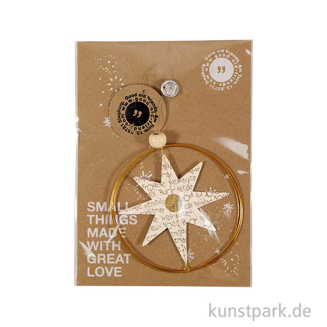 Artikelbild 2 des Artikels “Good old friends - Goldsternornament, Kreis, Schrift “