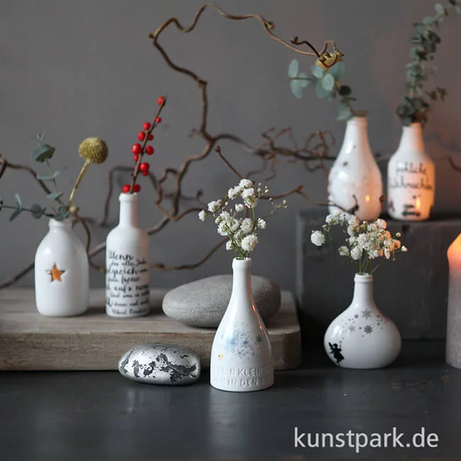 Artikelbild 2 des Artikels “Good old friends - Mini Flaschenvase, Winter, Fee “
