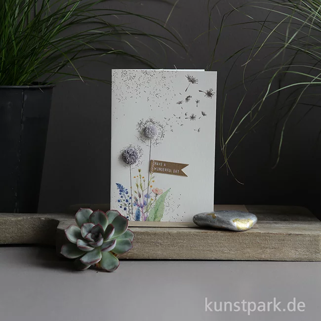 Artikelbild 2 des Artikels “Good old friends - PompPomkarte, Pusteblume, Have a wonderful day “