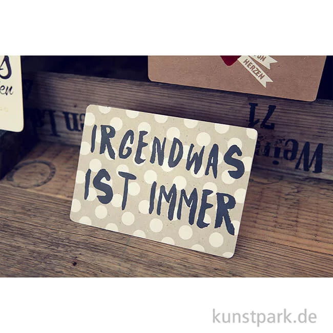 Artikelbild 2 des Artikels “Good old friends - Postkarten, Irgendwas ist immer “