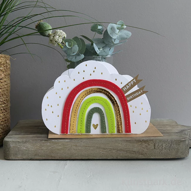 Artikelbild 2 des Artikels “Good old friends - Regenbogenkarte, Happy Birthday “