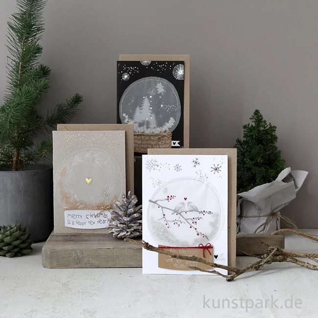 Artikelbild 2 des Artikels “Good old friends - Schneekugelkarte, Fee, Tannen “
