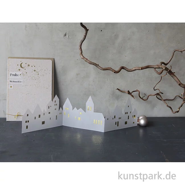 Artikelbild 2 des Artikels “Good old friends - Winter Silhouetten Karte, Frohe Weihnachten “