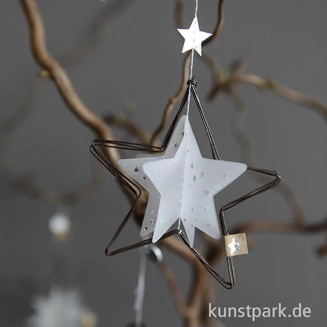 Artikelbild 2 des Artikels “Good old friends - Winter Transparent Ornament, Stern 5-eckig “