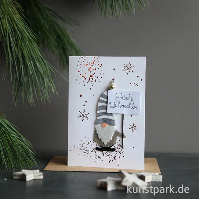 Artikelbild 2 des Artikels “Good old friends - Winterwichtel Karte, Fröhliche Weihnachten “
