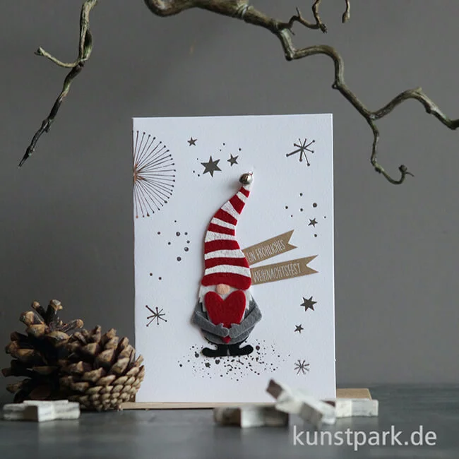 Artikelbild 2 des Artikels “Good old friends - Winterwichtel Karte, Fröhliches Weihnachtsfest “