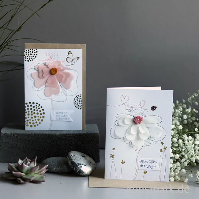 Artikelbild 2 des Artikels “Good old friends - Wunschblumenkarte, Wieder ein Jahr schöner “