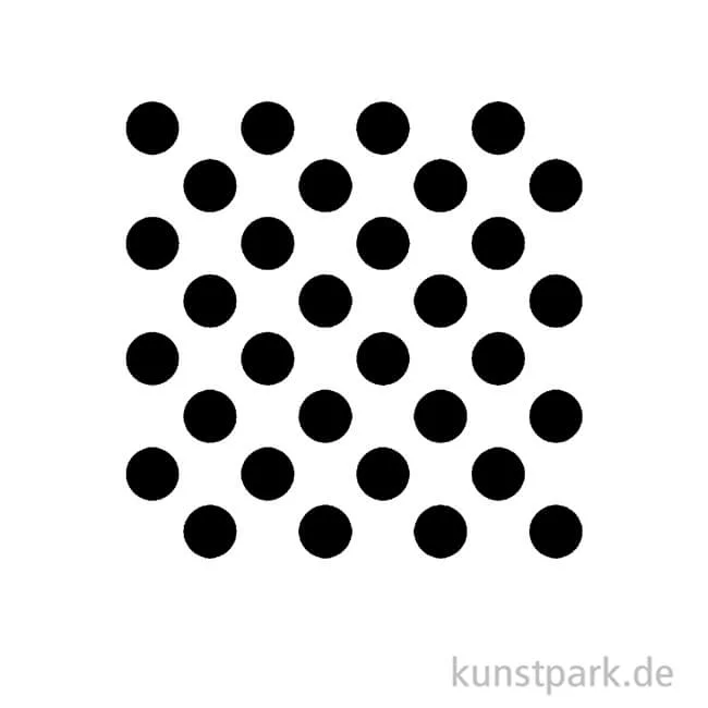 Artikelbild 2 des Artikels “Grafische Schablone - Dicke Punkte, Größe 110x110 mm “