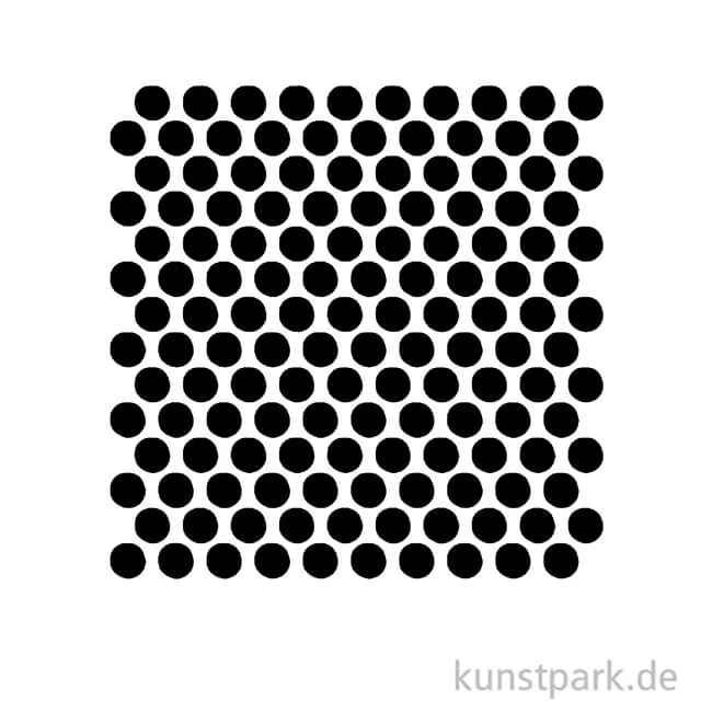 Artikelbild 2 des Artikels “Grafische Schablone - Viele viele Punkte, Größe 116x116 mm “