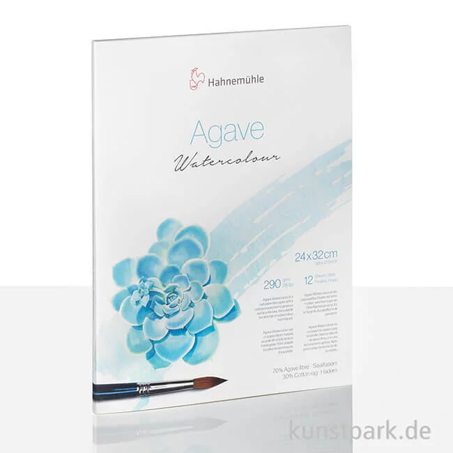 Artikelbild 2 des Artikels “Hahnemühle Agave Watercolour Block, 12 Blatt, 290g “