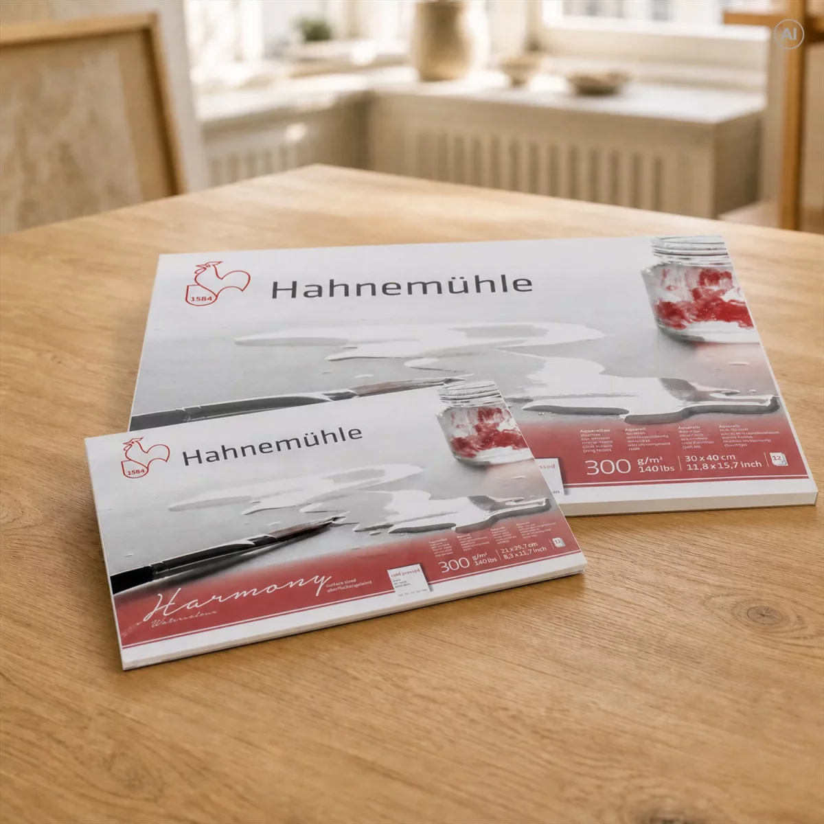 Artikelbild 2 des Artikels “Hahnemühle HARMONY Aquarell Papier, 12 Blatt, 300g - matt “